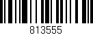Código de barras (EAN, GTIN, SKU, ISBN): '813555'