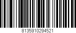 Código de barras (EAN, GTIN, SKU, ISBN): '8135910294521'