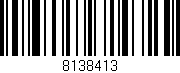 Código de barras (EAN, GTIN, SKU, ISBN): '8138413'