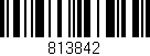 Código de barras (EAN, GTIN, SKU, ISBN): '813842'