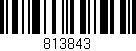 Código de barras (EAN, GTIN, SKU, ISBN): '813843'