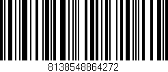 Código de barras (EAN, GTIN, SKU, ISBN): '8138548864272'