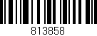 Código de barras (EAN, GTIN, SKU, ISBN): '813858'