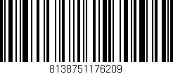 Código de barras (EAN, GTIN, SKU, ISBN): '8138751176209'