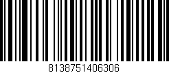 Código de barras (EAN, GTIN, SKU, ISBN): '8138751406306'