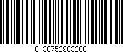 Código de barras (EAN, GTIN, SKU, ISBN): '8138752903200'