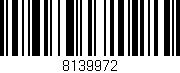 Código de barras (EAN, GTIN, SKU, ISBN): '8139972'