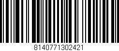 Código de barras (EAN, GTIN, SKU, ISBN): '8140771302421'