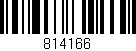 Código de barras (EAN, GTIN, SKU, ISBN): '814166'