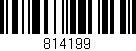 Código de barras (EAN, GTIN, SKU, ISBN): '814199'