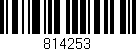 Código de barras (EAN, GTIN, SKU, ISBN): '814253'