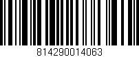 Código de barras (EAN, GTIN, SKU, ISBN): '814290014063'