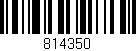 Código de barras (EAN, GTIN, SKU, ISBN): '814350'
