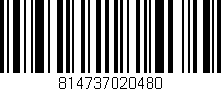 Código de barras (EAN, GTIN, SKU, ISBN): '814737020480'