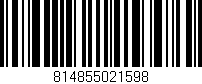 Código de barras (EAN, GTIN, SKU, ISBN): '814855021598'