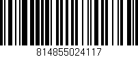 Código de barras (EAN, GTIN, SKU, ISBN): '814855024117'