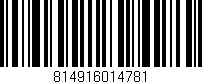 Código de barras (EAN, GTIN, SKU, ISBN): '814916014781'