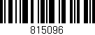 Código de barras (EAN, GTIN, SKU, ISBN): '815096'