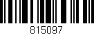 Código de barras (EAN, GTIN, SKU, ISBN): '815097'