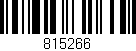 Código de barras (EAN, GTIN, SKU, ISBN): '815266'