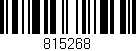Código de barras (EAN, GTIN, SKU, ISBN): '815268'