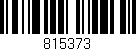 Código de barras (EAN, GTIN, SKU, ISBN): '815373'