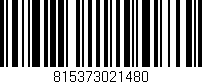 Código de barras (EAN, GTIN, SKU, ISBN): '815373021480'