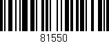 Código de barras (EAN, GTIN, SKU, ISBN): '81550'
