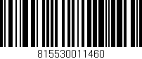 Código de barras (EAN, GTIN, SKU, ISBN): '815530011460'