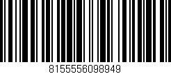 Código de barras (EAN, GTIN, SKU, ISBN): '8155556098949'