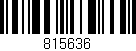 Código de barras (EAN, GTIN, SKU, ISBN): '815636'