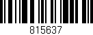 Código de barras (EAN, GTIN, SKU, ISBN): '815637'