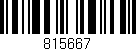 Código de barras (EAN, GTIN, SKU, ISBN): '815667'