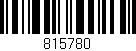 Código de barras (EAN, GTIN, SKU, ISBN): '815780'