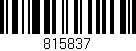 Código de barras (EAN, GTIN, SKU, ISBN): '815837'