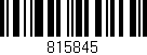 Código de barras (EAN, GTIN, SKU, ISBN): '815845'