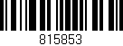 Código de barras (EAN, GTIN, SKU, ISBN): '815853'