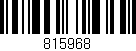Código de barras (EAN, GTIN, SKU, ISBN): '815968'