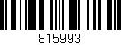 Código de barras (EAN, GTIN, SKU, ISBN): '815993'
