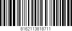 Código de barras (EAN, GTIN, SKU, ISBN): '8162113818711'