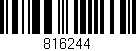 Código de barras (EAN, GTIN, SKU, ISBN): '816244'