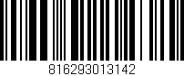Código de barras (EAN, GTIN, SKU, ISBN): '816293013142'