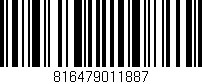 Código de barras (EAN, GTIN, SKU, ISBN): '816479011887'