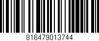 Código de barras (EAN, GTIN, SKU, ISBN): '816479013744'