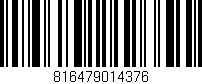 Código de barras (EAN, GTIN, SKU, ISBN): '816479014376'