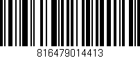 Código de barras (EAN, GTIN, SKU, ISBN): '816479014413'