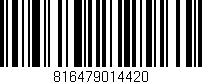 Código de barras (EAN, GTIN, SKU, ISBN): '816479014420'
