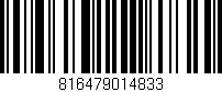 Código de barras (EAN, GTIN, SKU, ISBN): '816479014833'