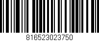 Código de barras (EAN, GTIN, SKU, ISBN): '816523023750'
