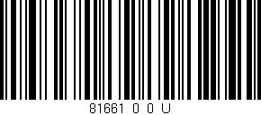 Código de barras (EAN, GTIN, SKU, ISBN): '81661_0_0_U'